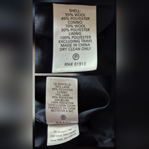 Plenty By Tracy Reese Dusken Wool Funnel Neck Coat Anthropologie Colorblock Sz M - Picture 11 of 16